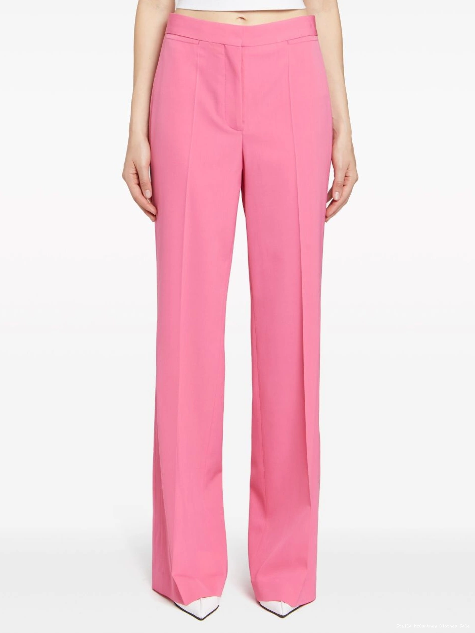 Affordable tailored Women trousers McCartney straight-leg wool Stella 0730